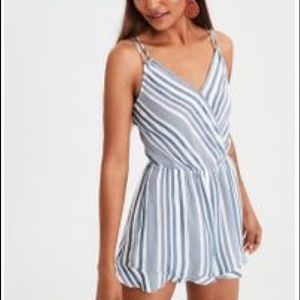 AE Double Strap Back Toe Romper